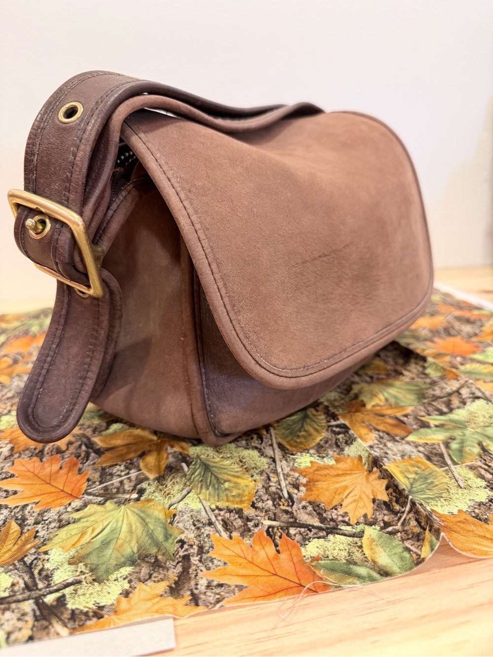 Coach Brown Saddle Bag Vintage